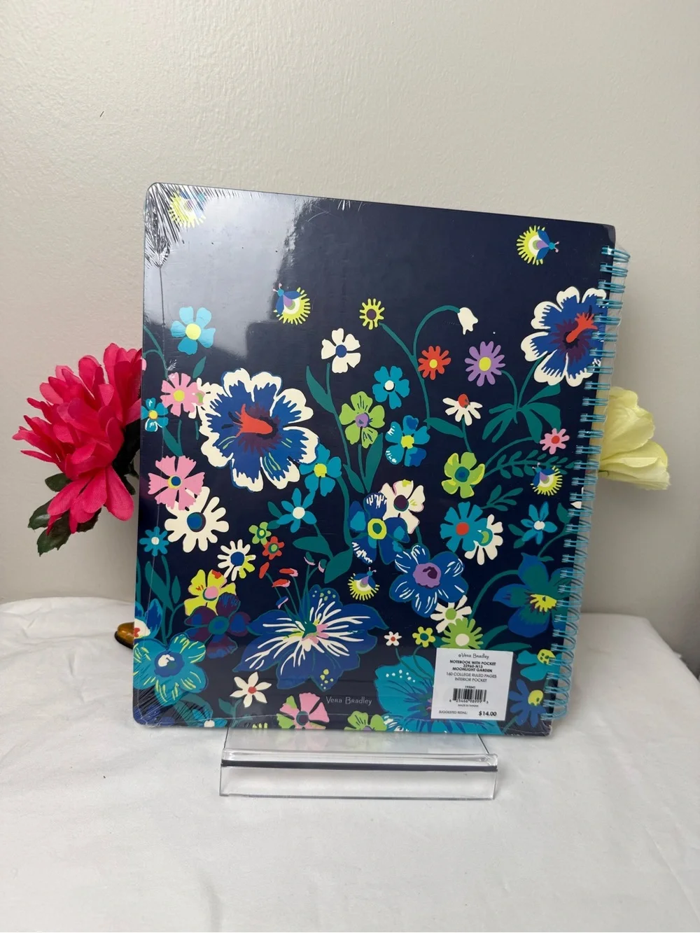 NWT Vera Bradley Moonlight Garden Large Notebook New